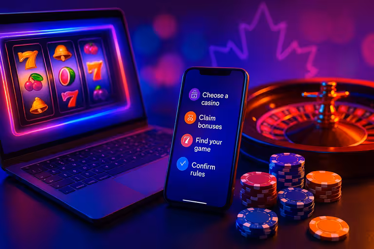 How to start playing casino games &mdash; illustration