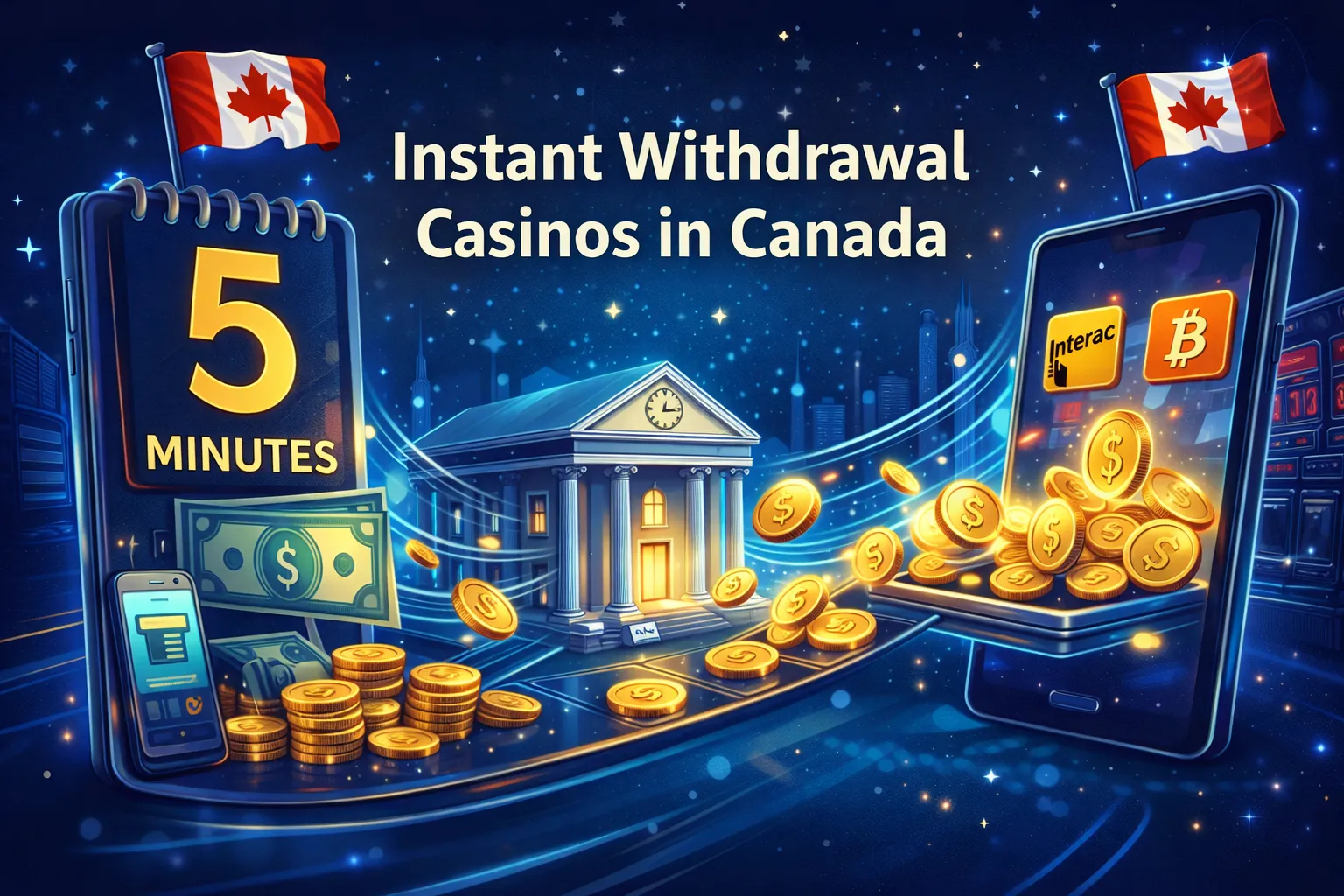 Instant Withdrawal Casinos in Canada