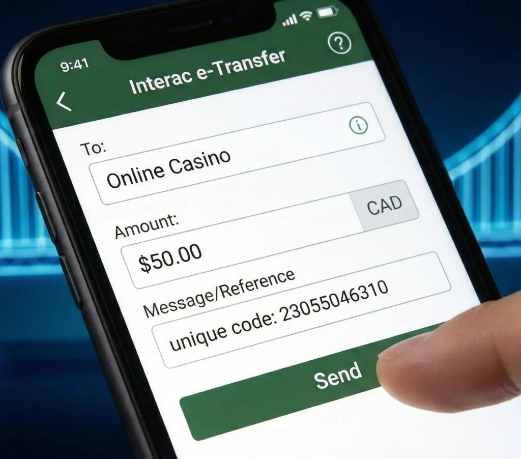 Step by step Interac Deposit