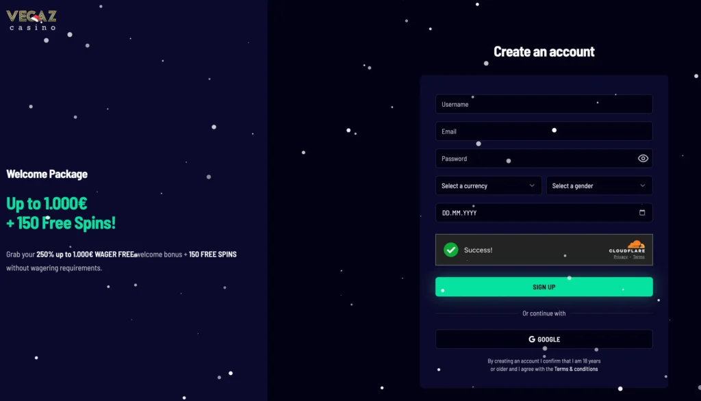 Vegaz Casino Canada Review