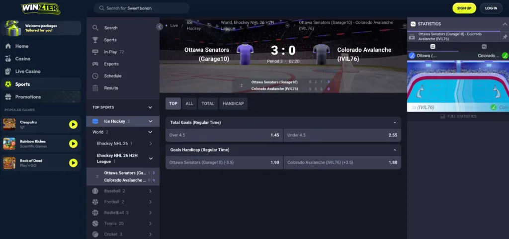 Sports Betting winzter
